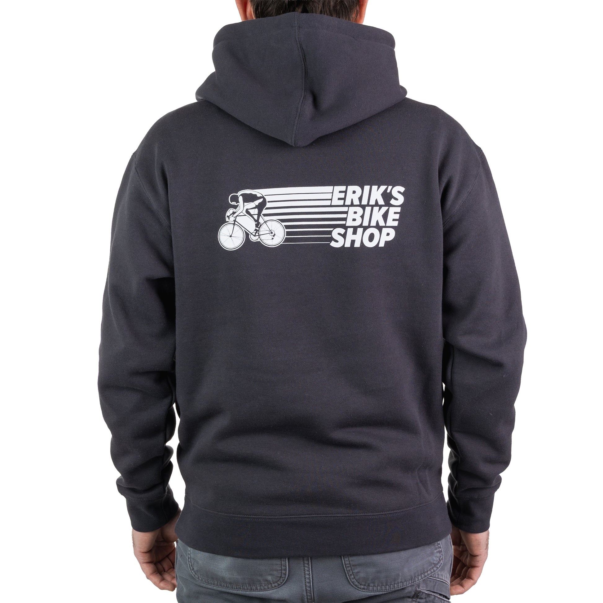 eriks cyclist logo pullover hoodie