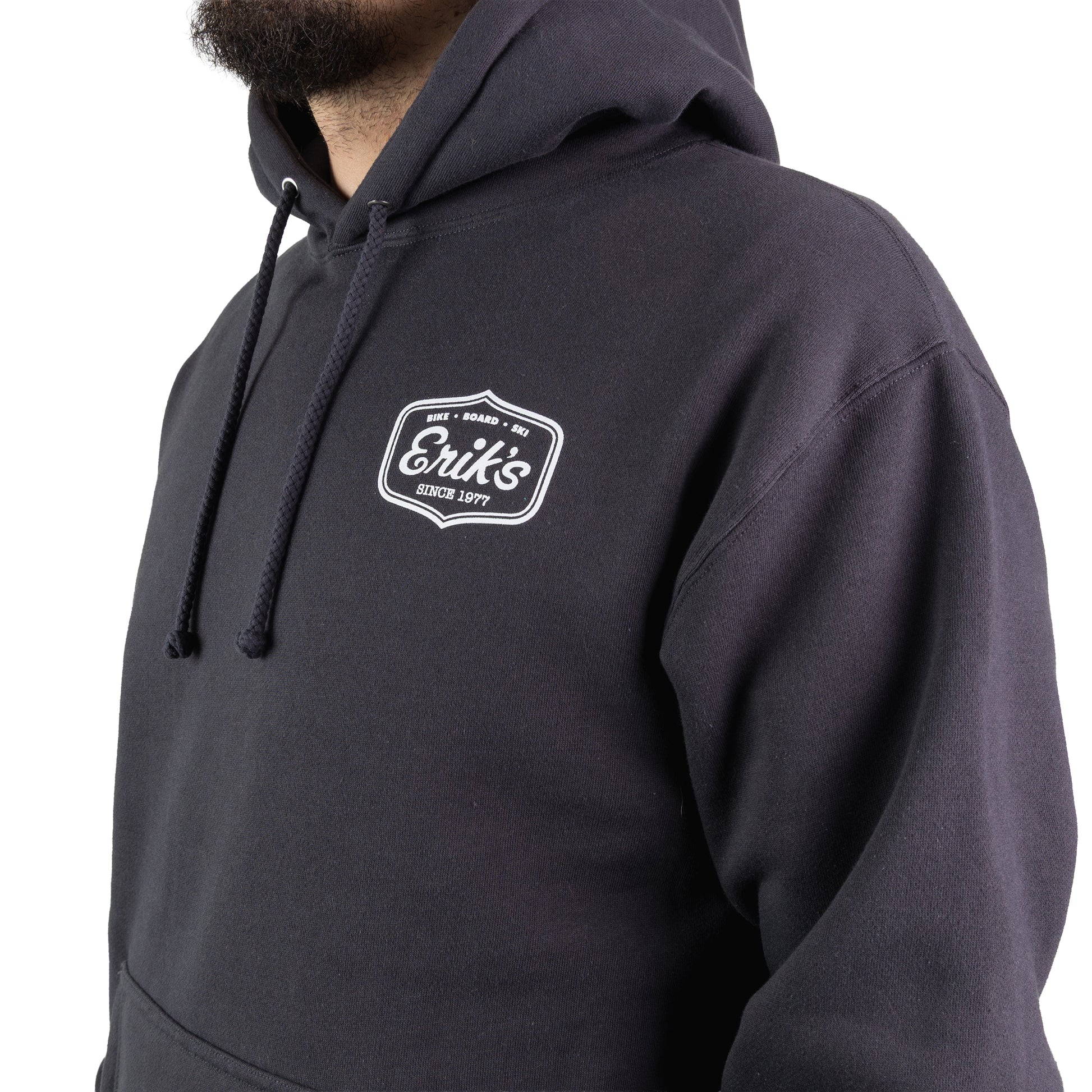 eriks cyclist logo pullover hoodie