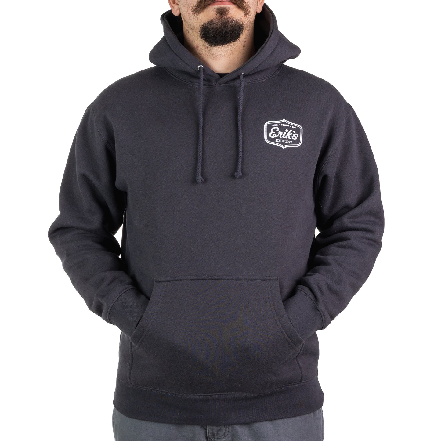 eriks cyclist logo pullover hoodie