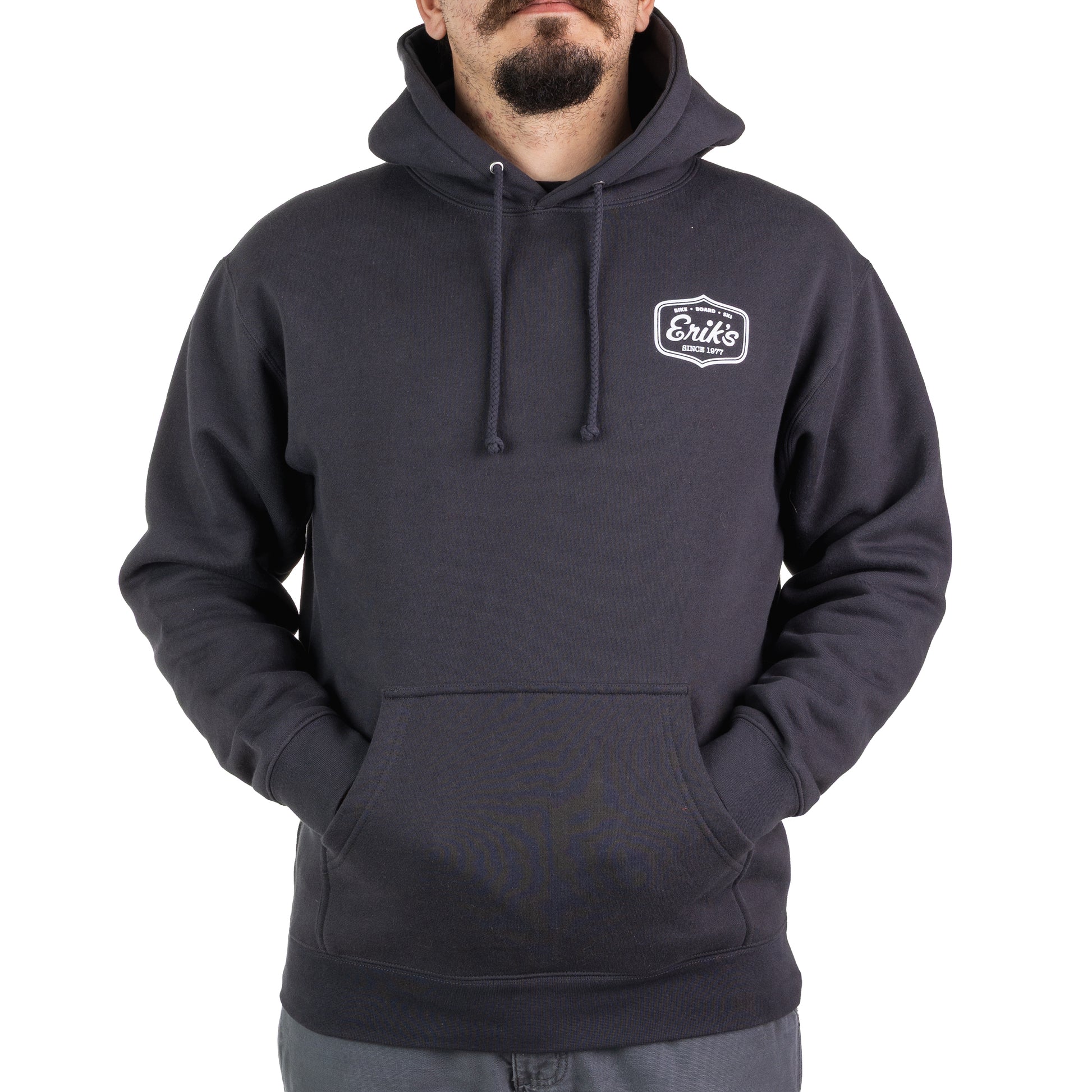eriks cyclist logo pullover hoodie