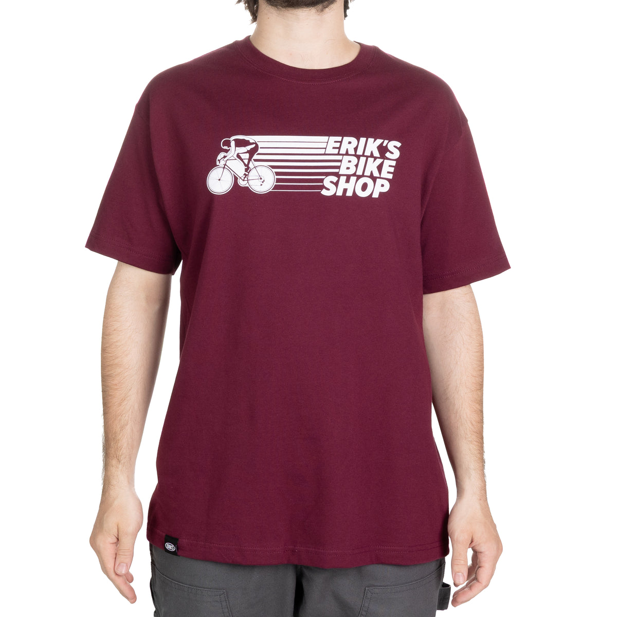 ERIK’S Cyclist Logo Tee 3Xl Maroon
