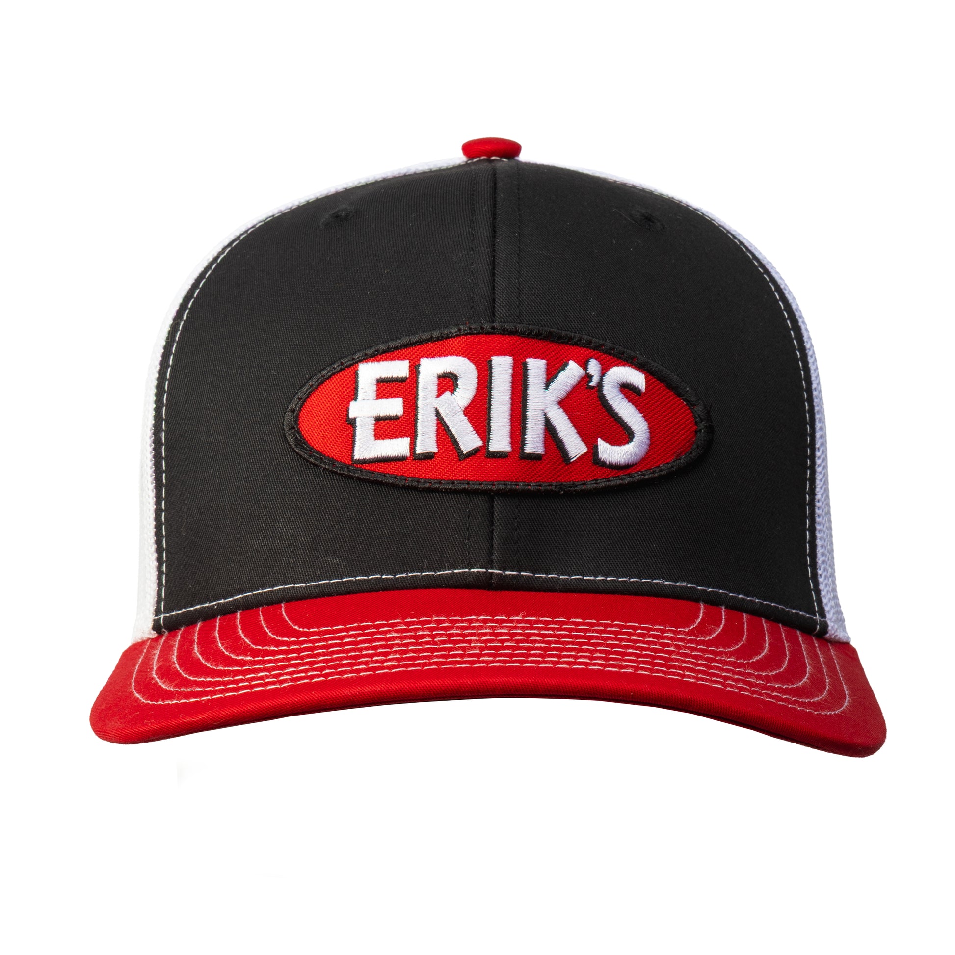 eriks oval logo trucker hat