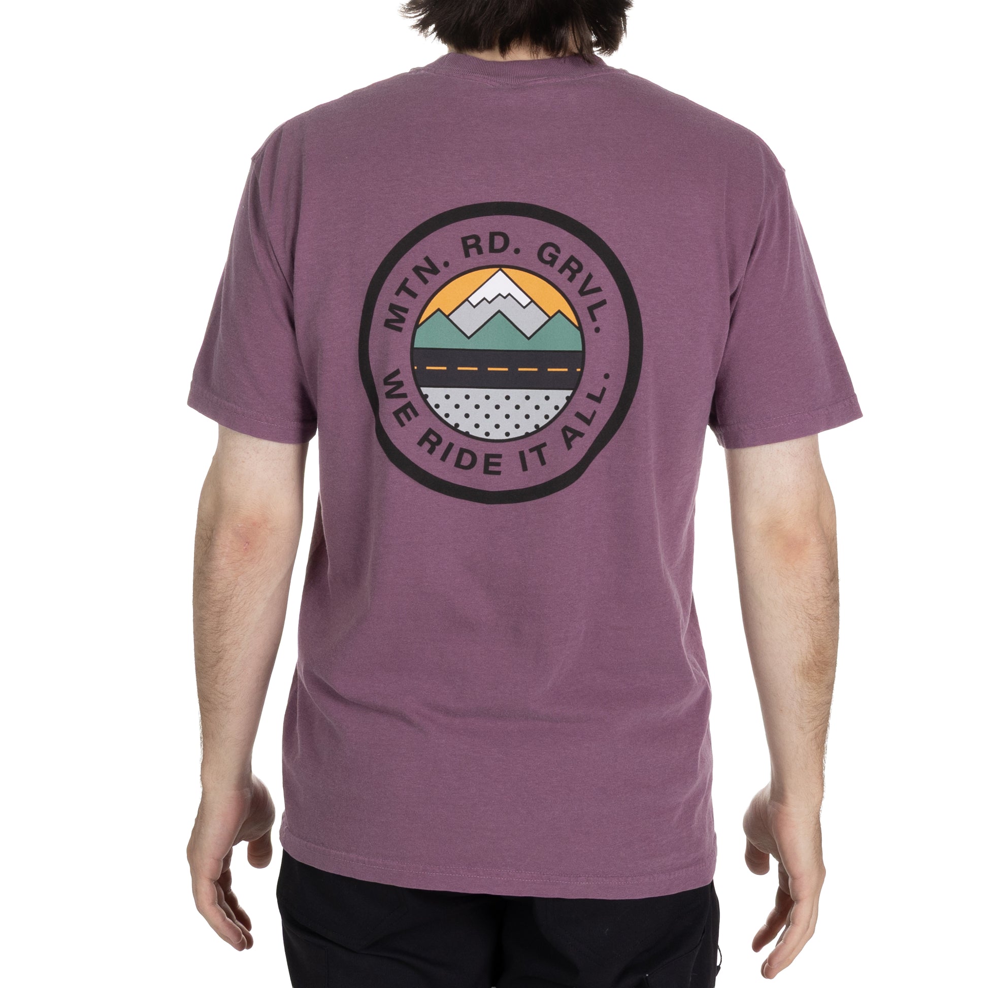 eriks ride it all pocket tee-color-berry