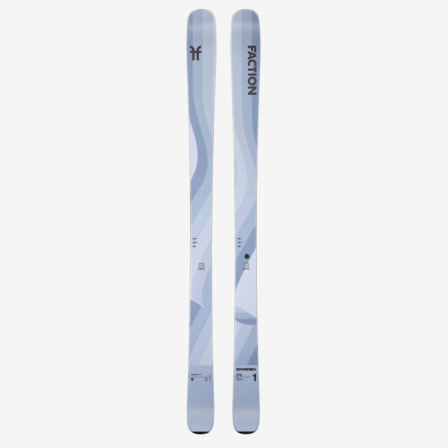 faction dancer 1 skis with st11 bindings 2026-color-grey