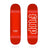flip team canceled skateboard deck-color-redout