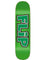 flip team meltdown skateboard deck-color-green