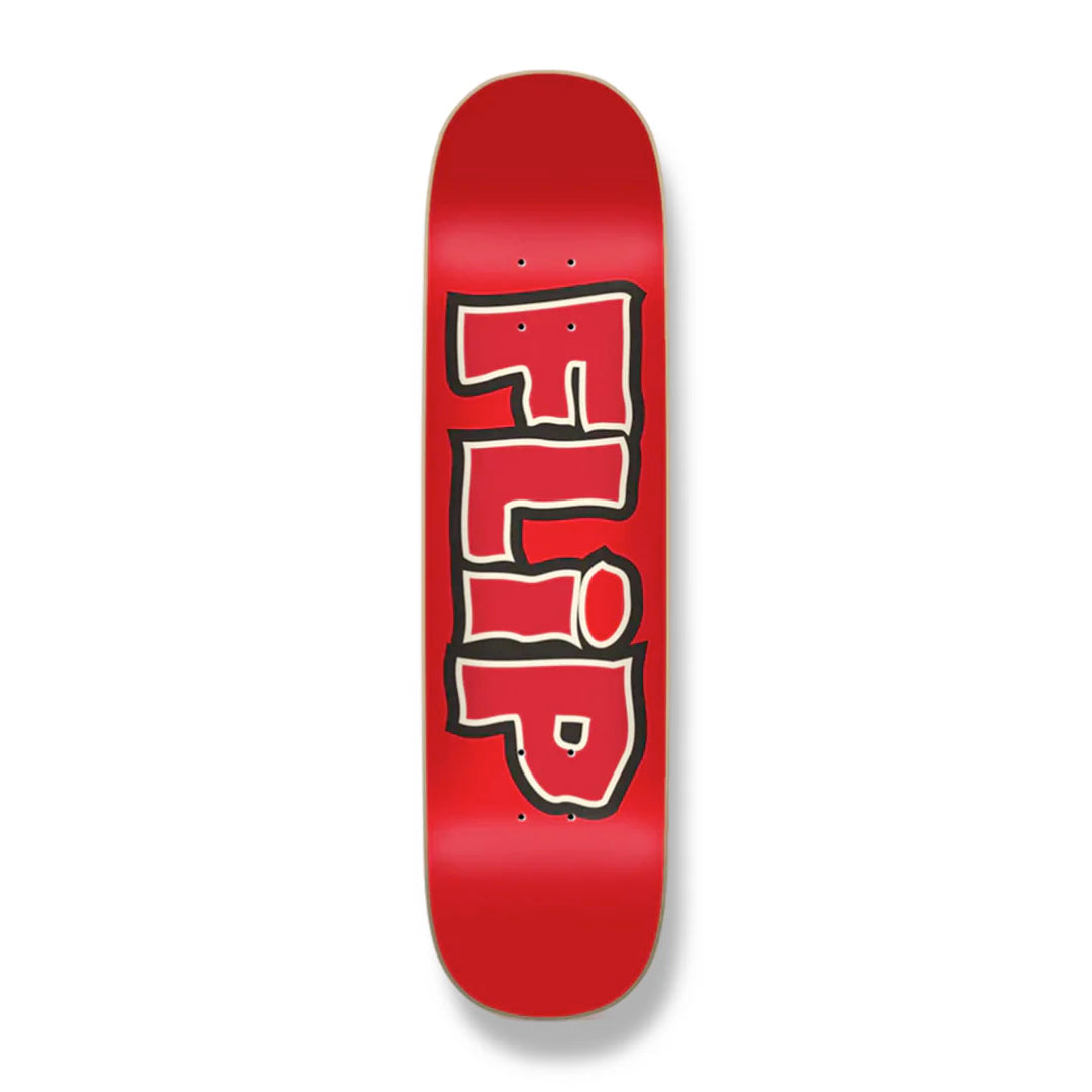 flip team meltdown skateboard deck-color-red