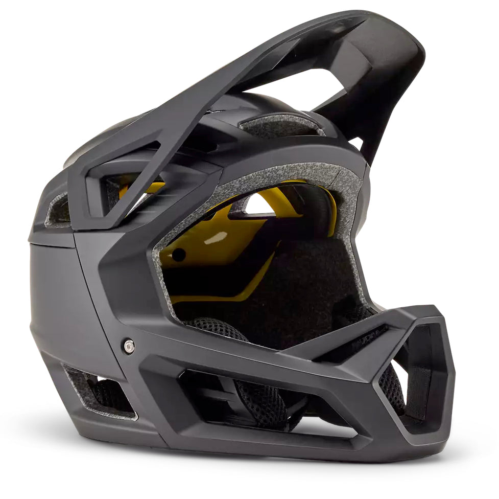 fox proframe helmet-color-matte black