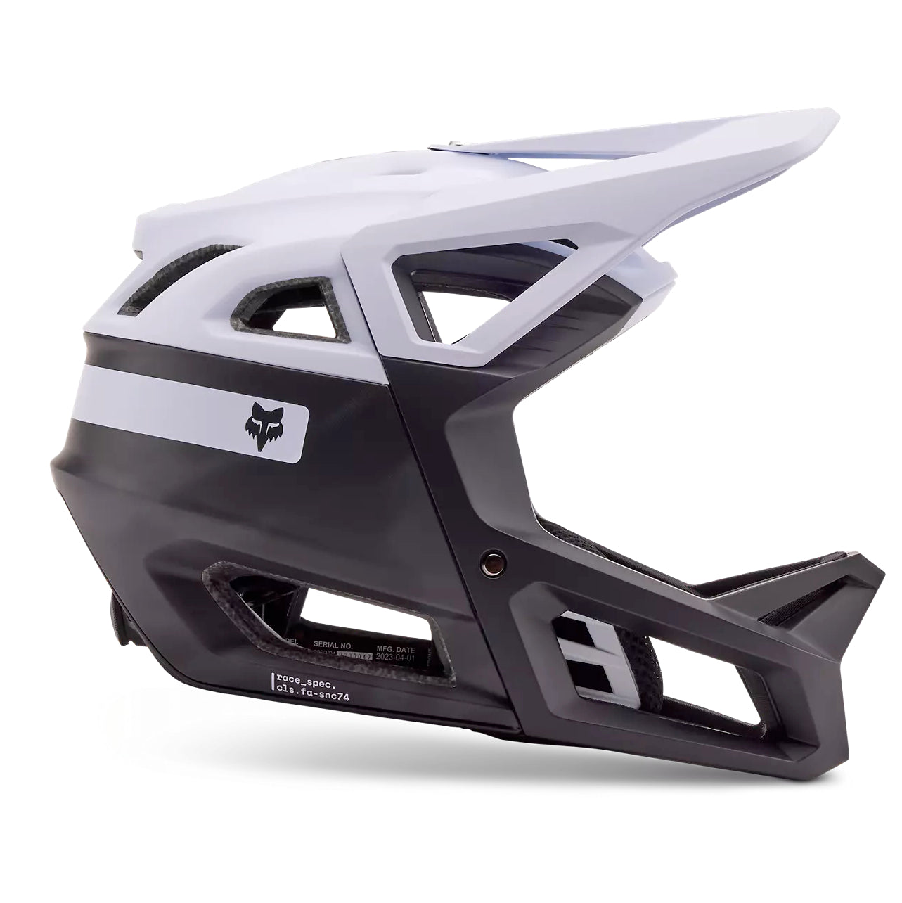 fox proframe rs helmet 2025-color-white