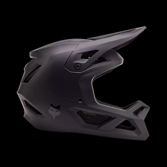 fox racing youth rampage helmet-color-matte black