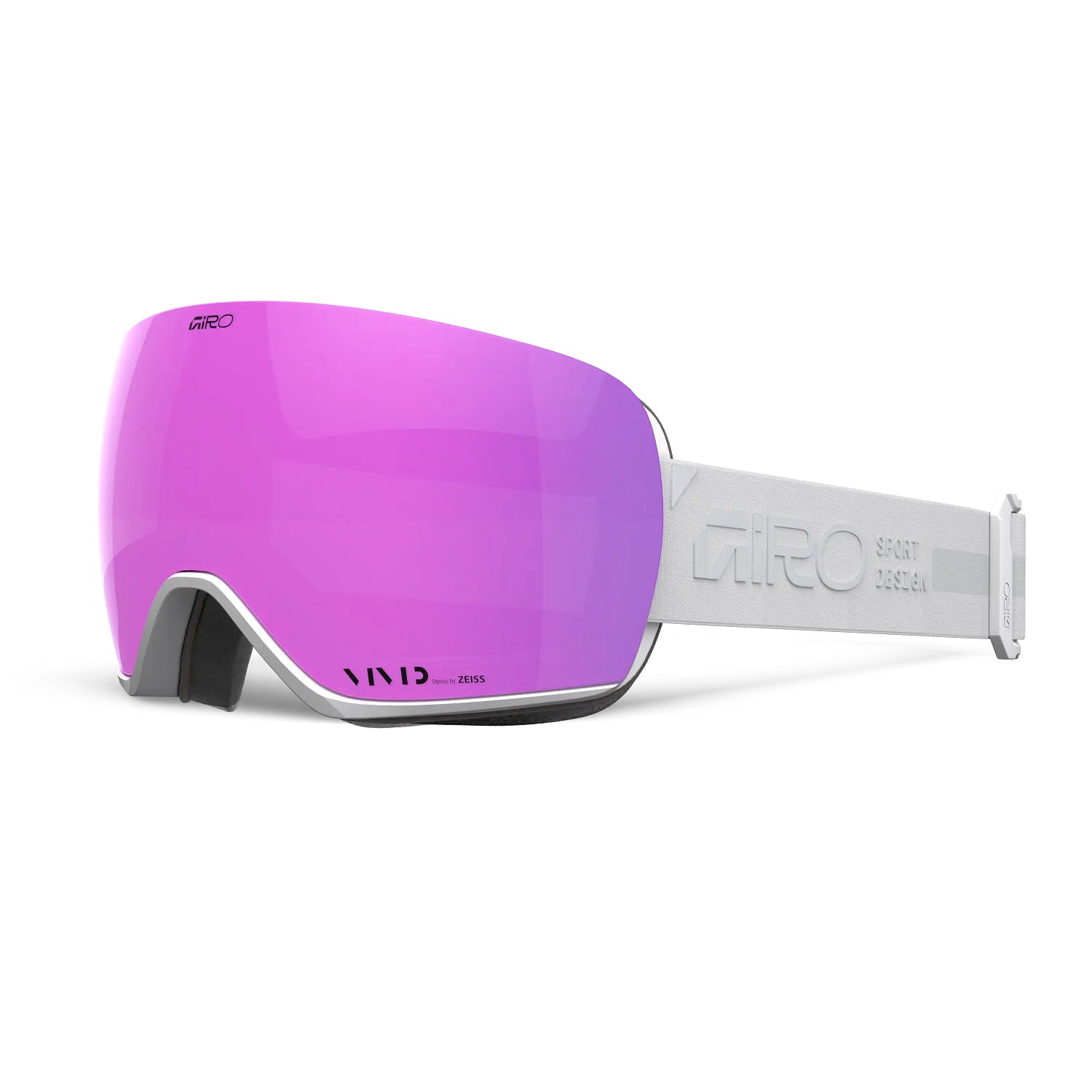 Giro Article II Goggles with Bonus Lens All White Rails/ Vivid Pink / Vivid Infrared