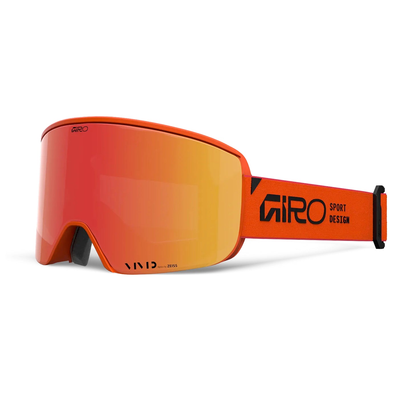 giro axis goggles with bonus lens-color-orange stacked/ vivid ember / vivid infrared