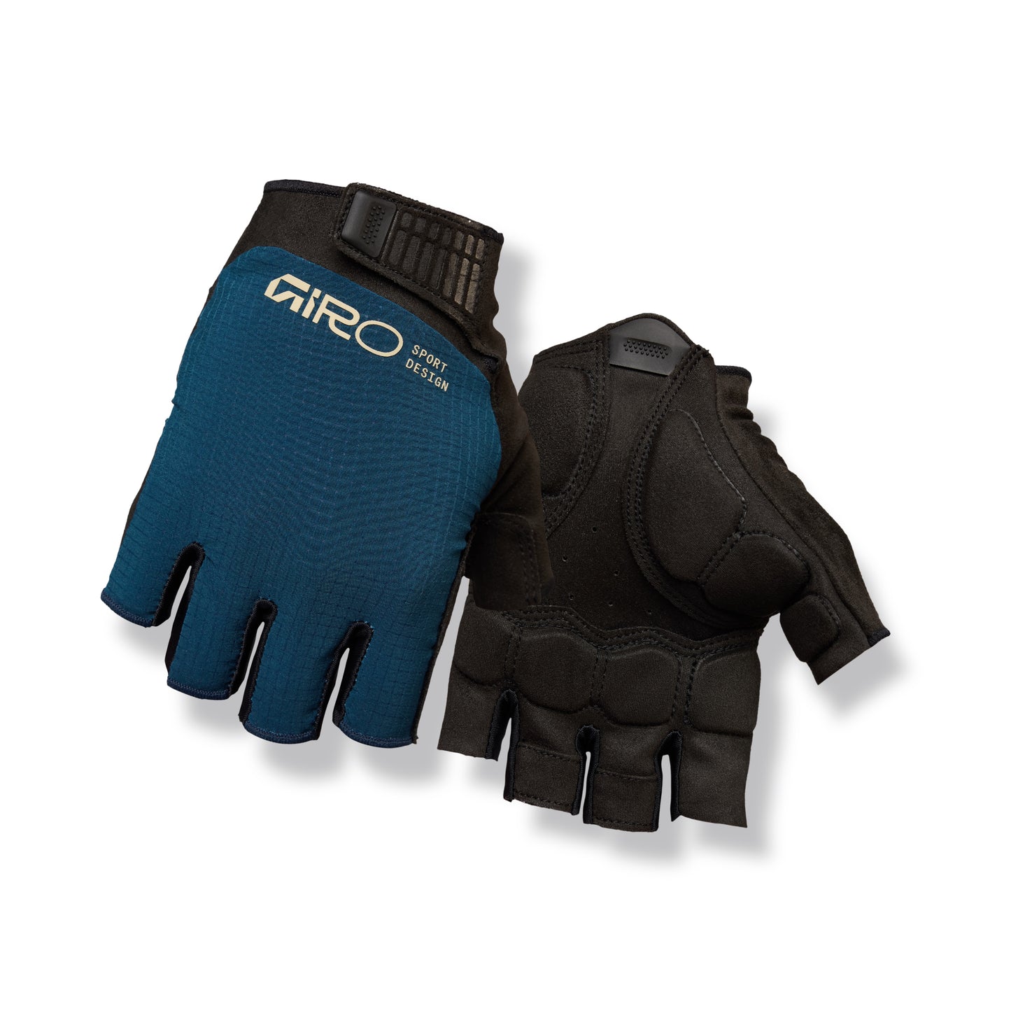 giro bravo ii gel men’s gloves-color-sapphire