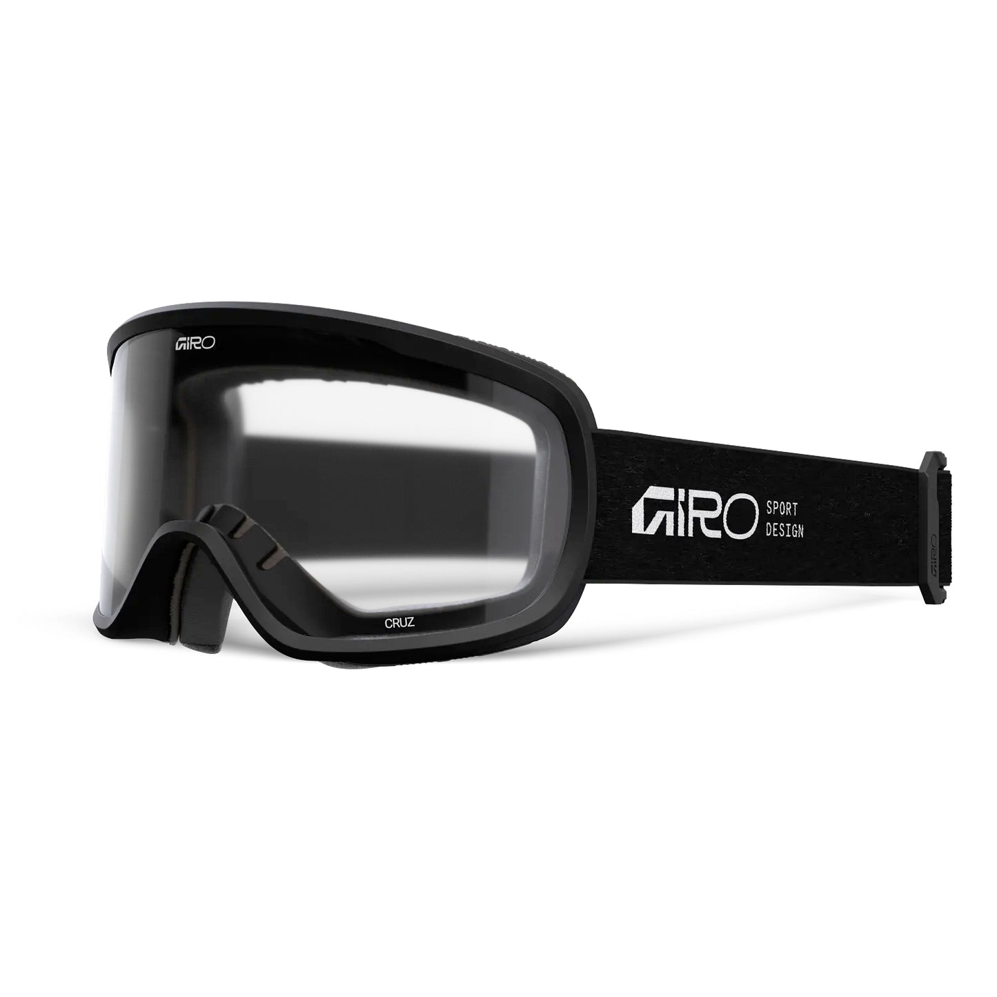 giro cruz snow goggles-color-black stacked-clear 