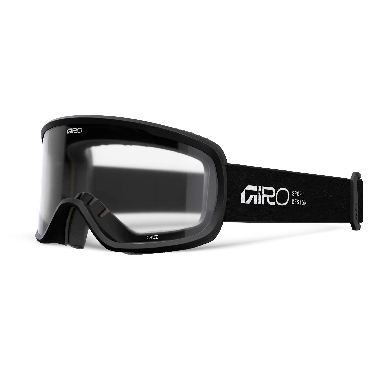 giro cruz snow goggles-color-black stacked-clear 