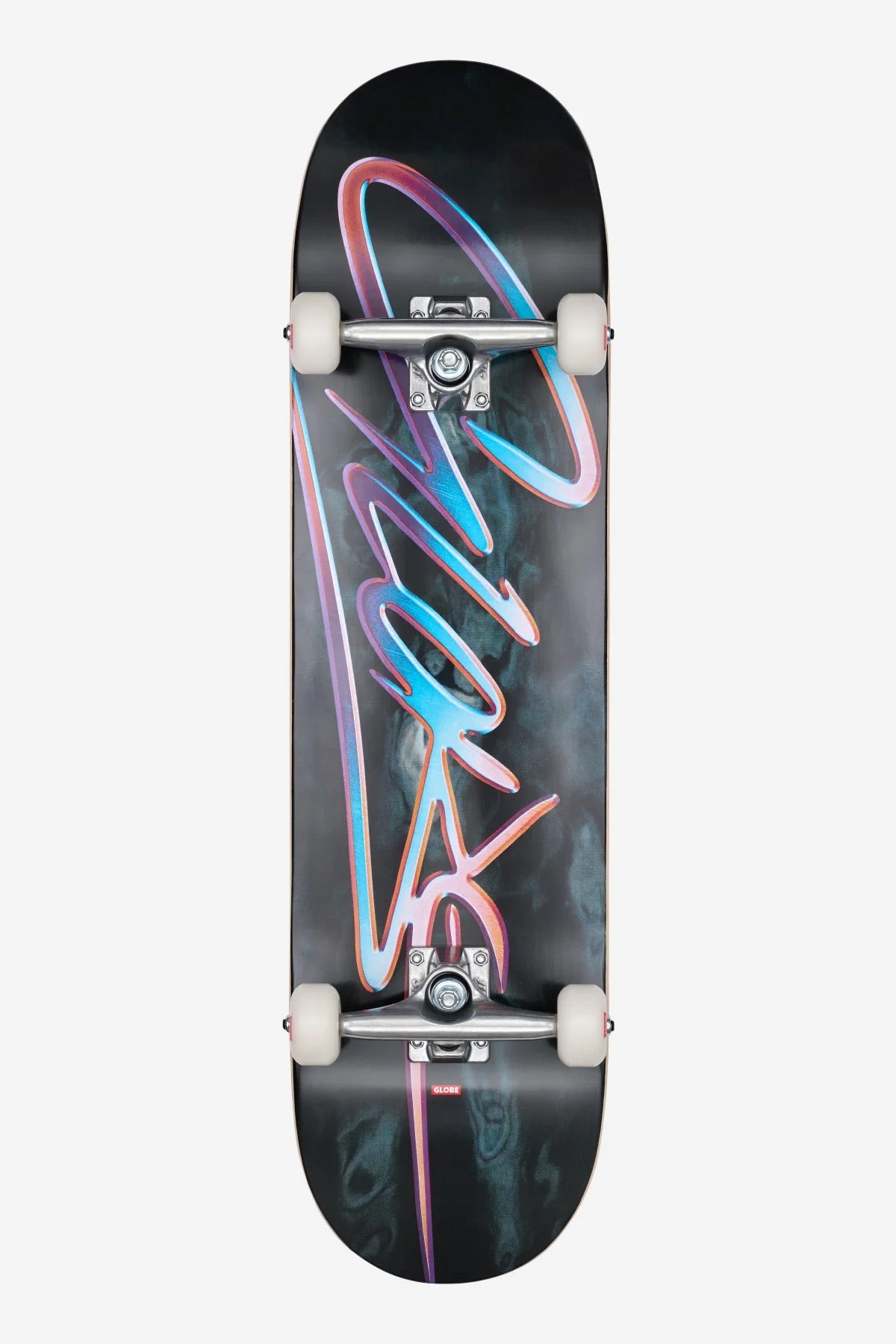 globe g0 unfussed complete skateboard-color-sil