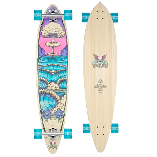 ジェリーロペスLongboard 青色カモフラージュ　 ※手渡しのみ globe-noosa-complete-