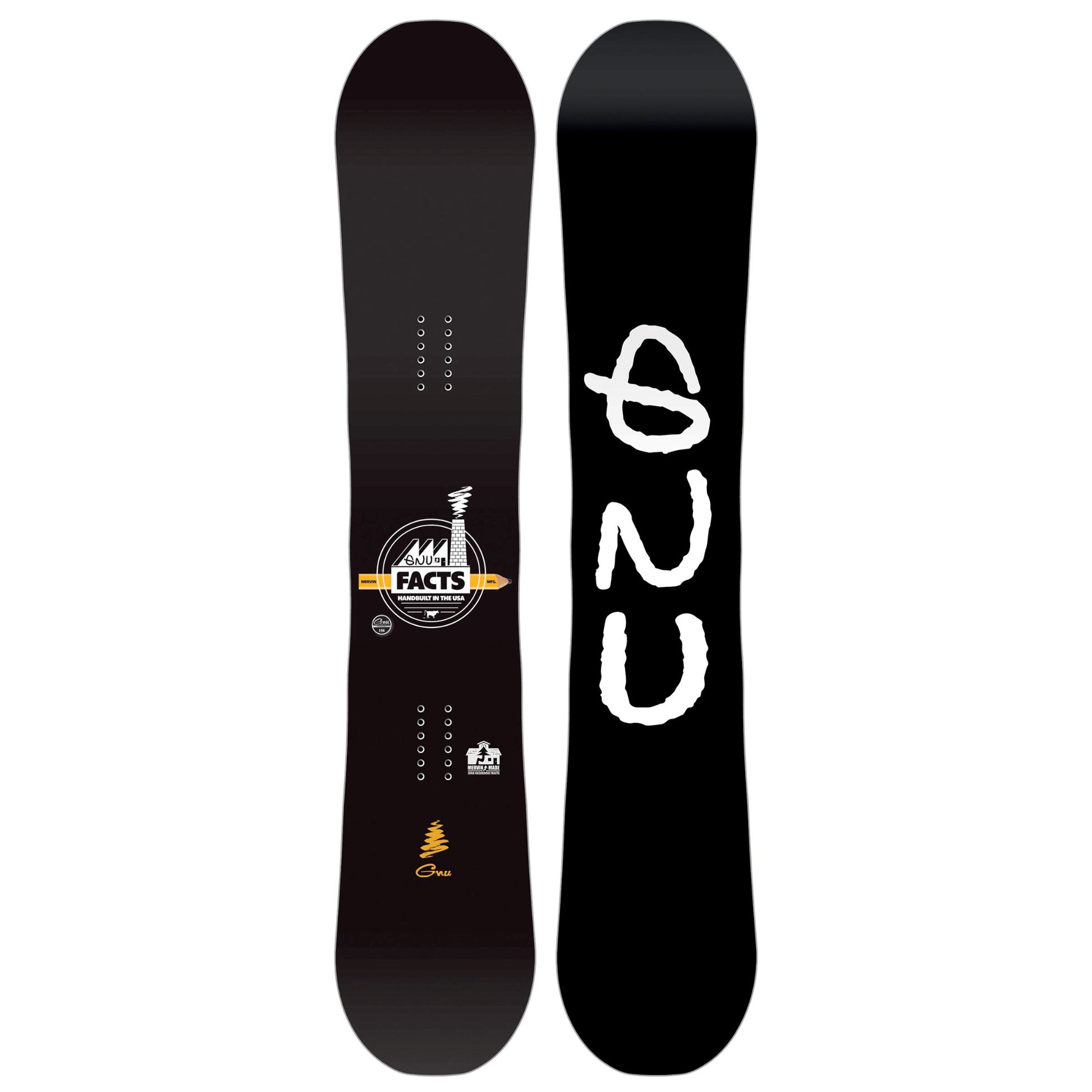 easy to ride snowboard GNU Facts Snowboard 2026 150