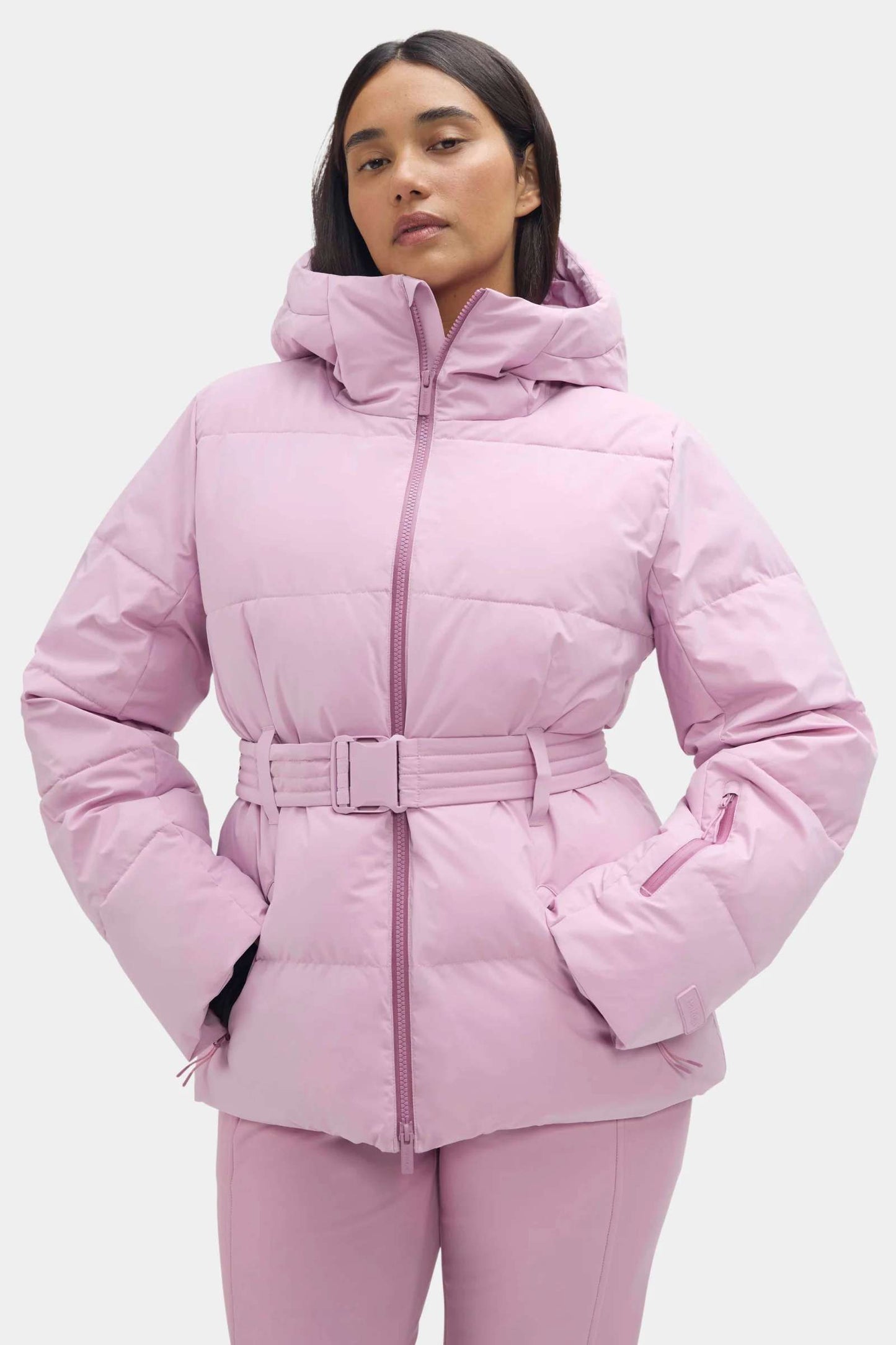 halfdays hedy belted puffer-color-ame