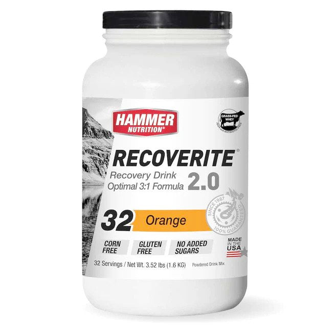 hammer nutrition recoverite recovery drink-color-orange