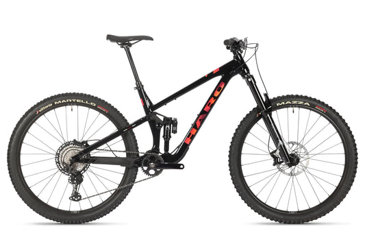 haro daley alloy 1 full suspension mountain bike-color-black / amber