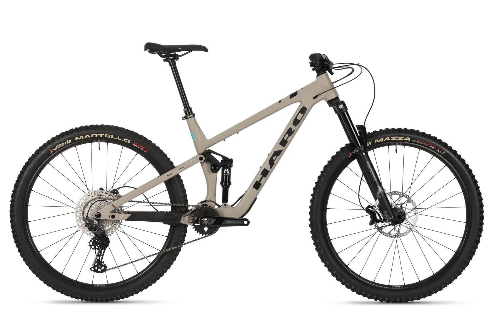 haro daley alloy 2 full suspension mountain bike-color-matte stone grey / black