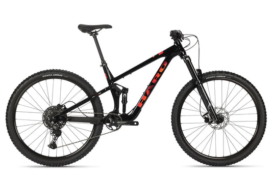 haro haro daley alloy 3 full suspension mountain bike-color-black / amber
