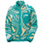 helly hansen imperial printed pile snap women’s fleece jacket-color-barely blue swirl aop