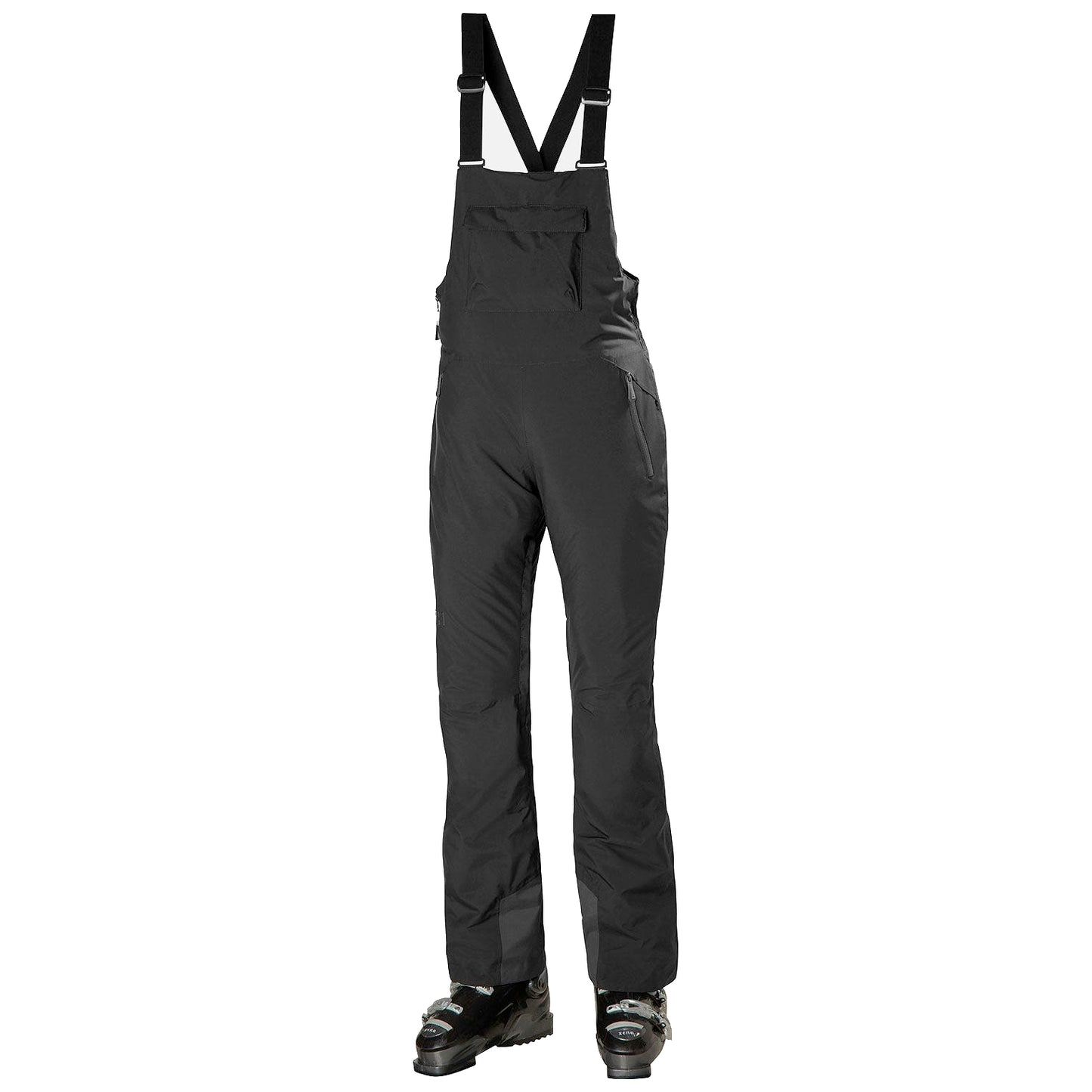 helly hansen legendary women’s insulated bib pants-color-black