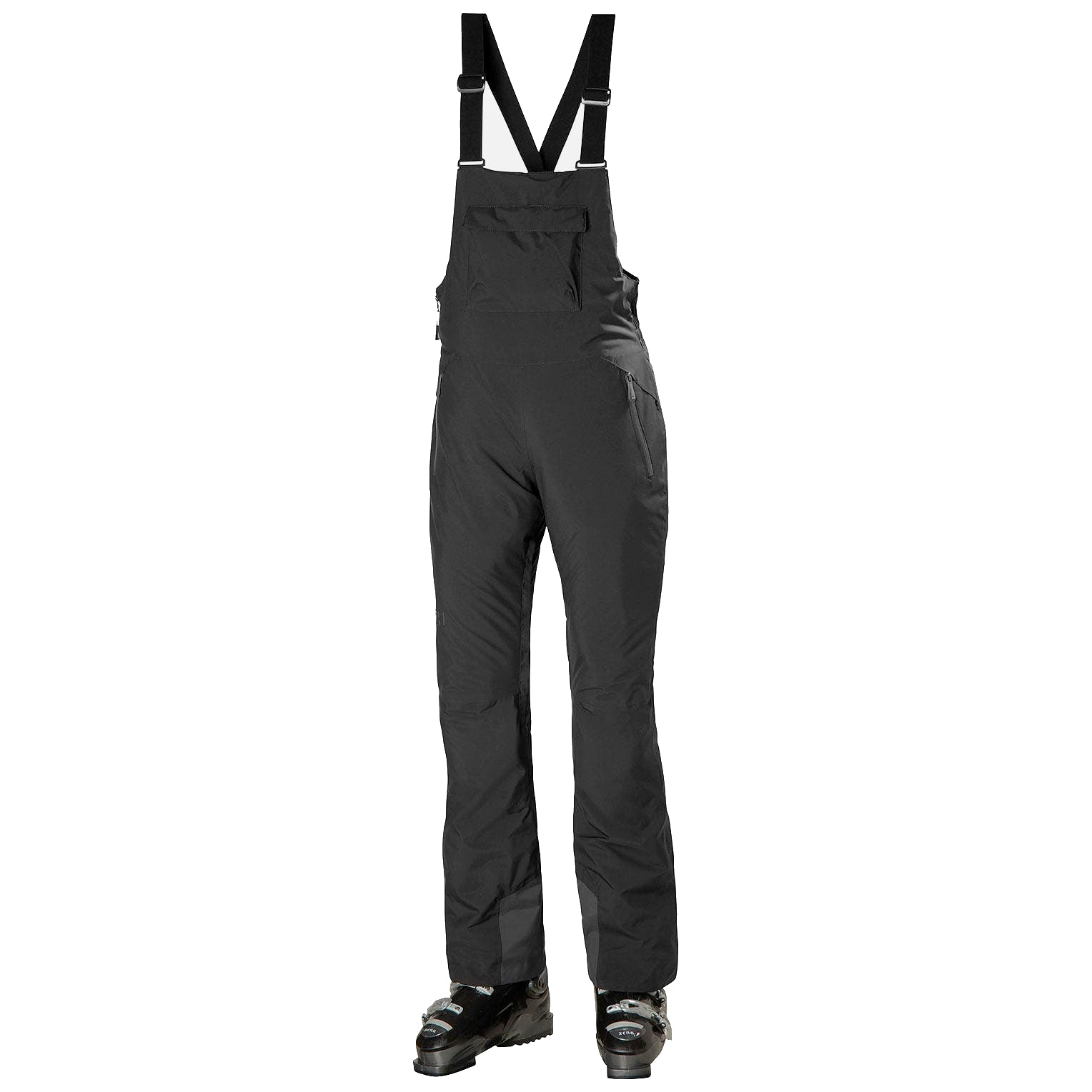 helly hansen legendary women’s insulated bib pants-color-black