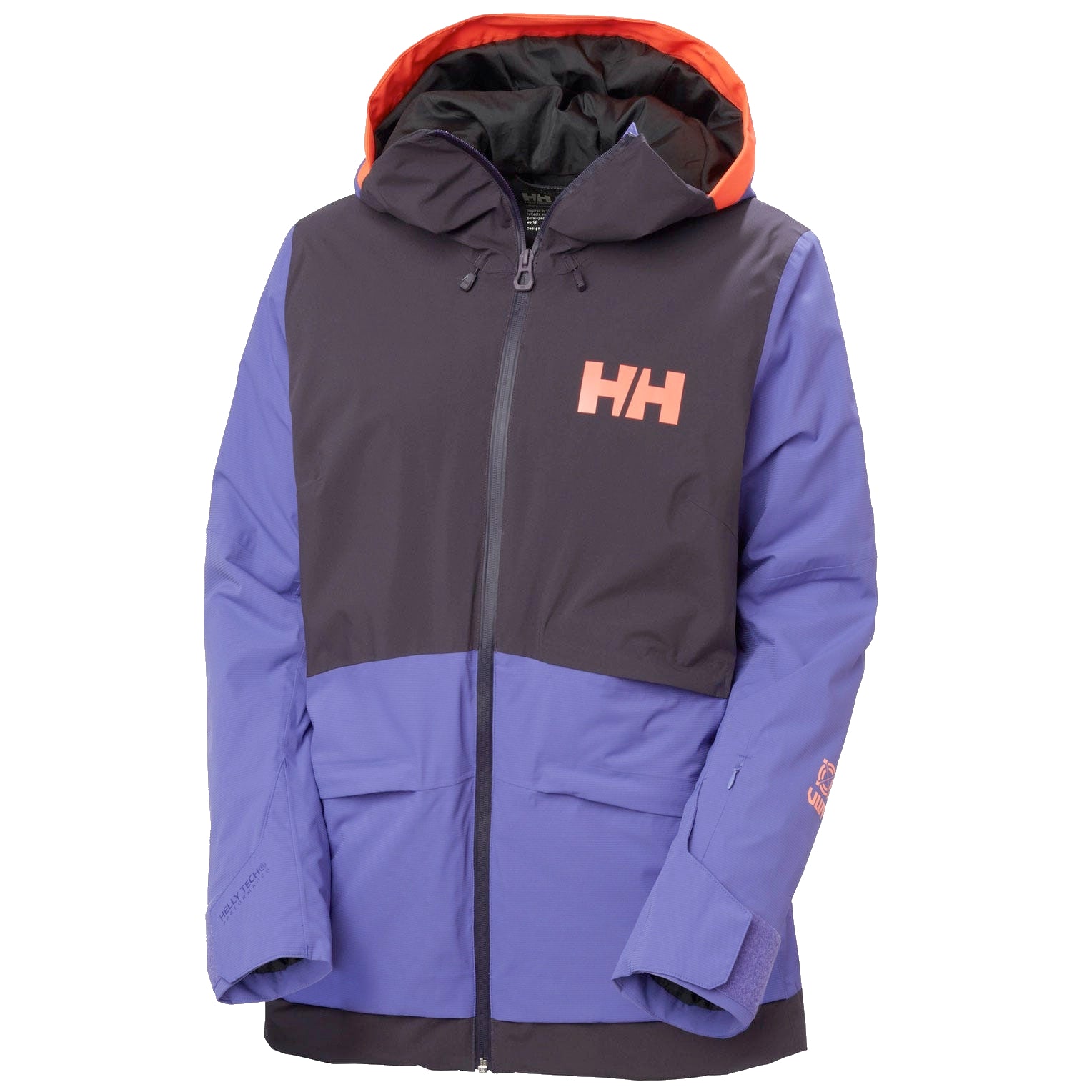helly hansen powchaser 2.0 women’s jacket-color-black grape