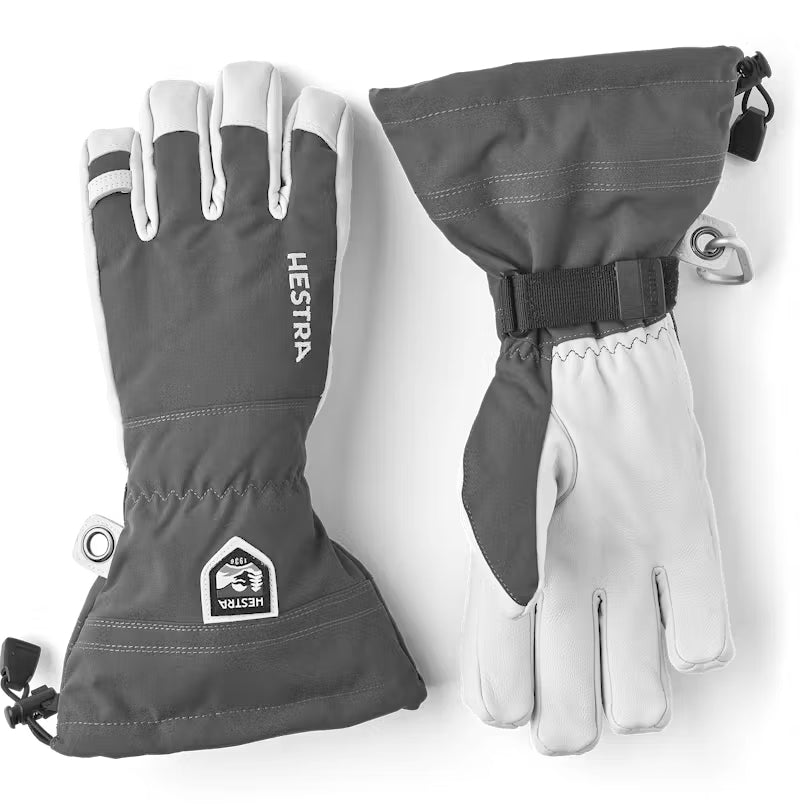 hestra army leather heli ski gloves-color-grey
