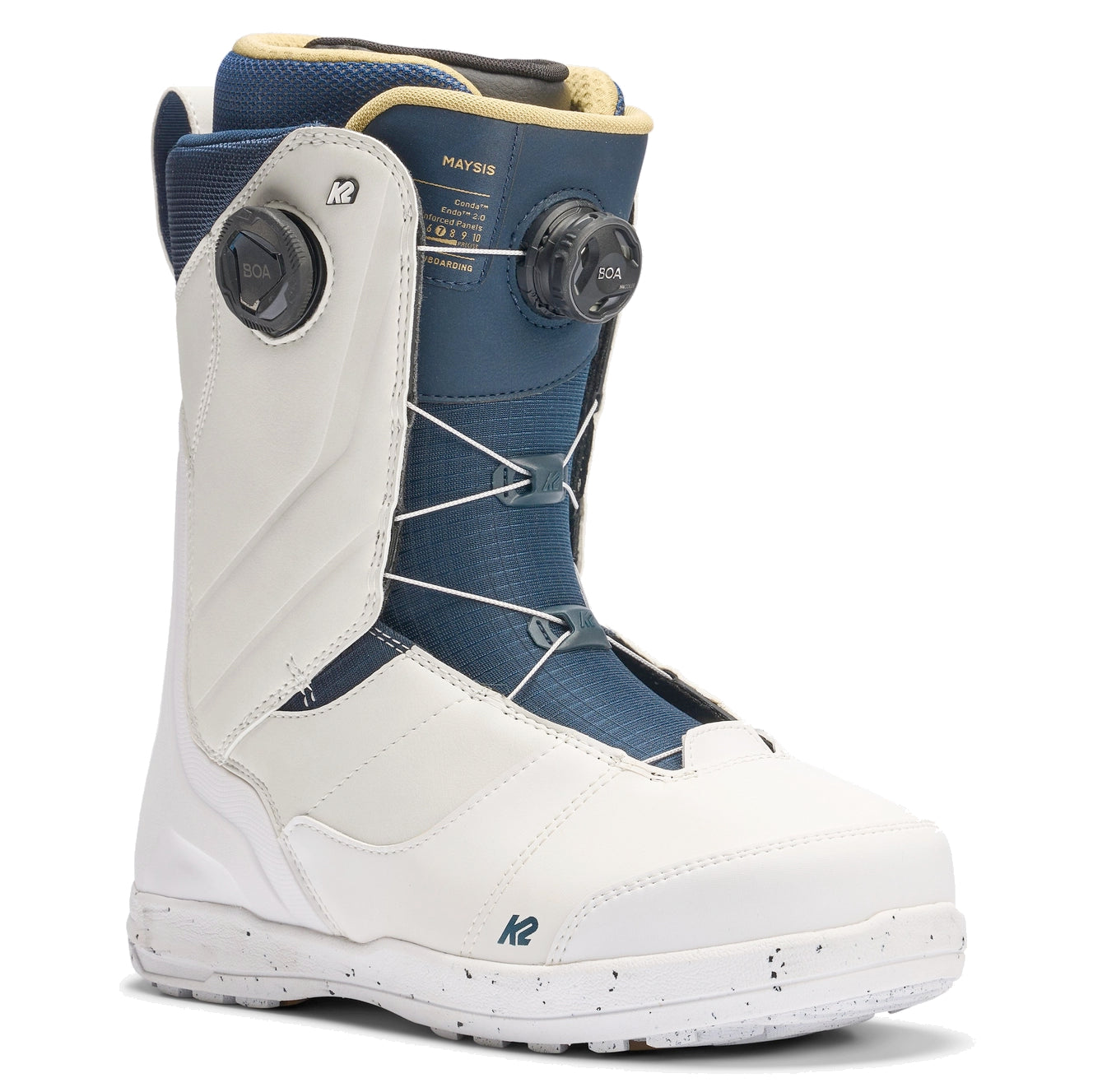 k2 maysis snowboard boots 2026-color-white - david djité