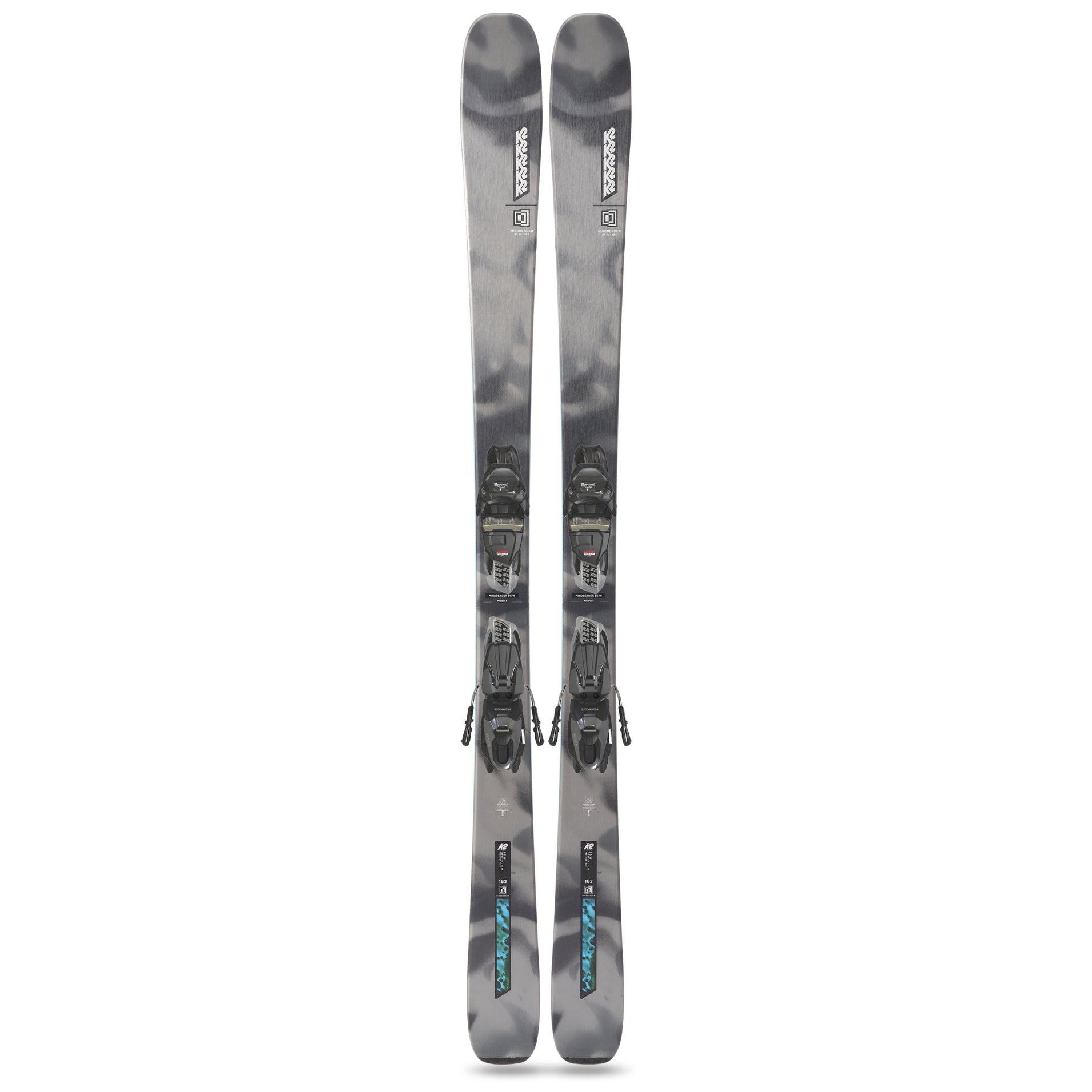 k2 mindbender 85 women’s skis with quikclik bindings 2026
