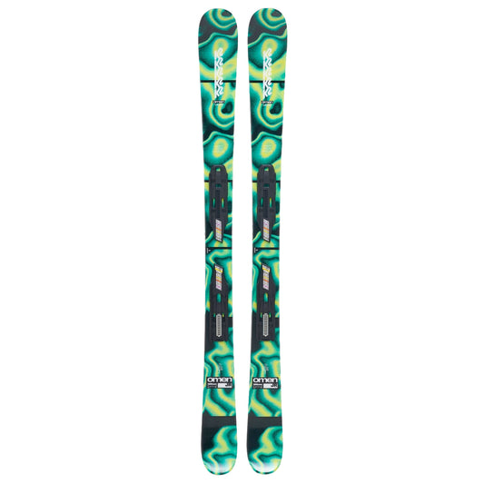 k2 omen jr. kids’ skis with fdt 7.0 bindings 2026