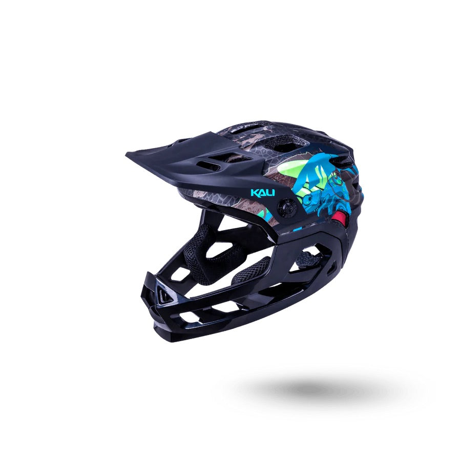 Kali Protectives Maya Full Face Kid's Helmet S Lizard Black