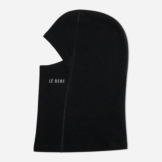 le bent heavyweight grid fleece balaclava-color-black
