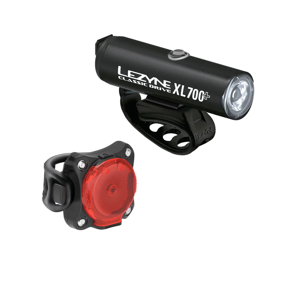 lezyne classic drive xl 700+ & zecto drive 200+ set