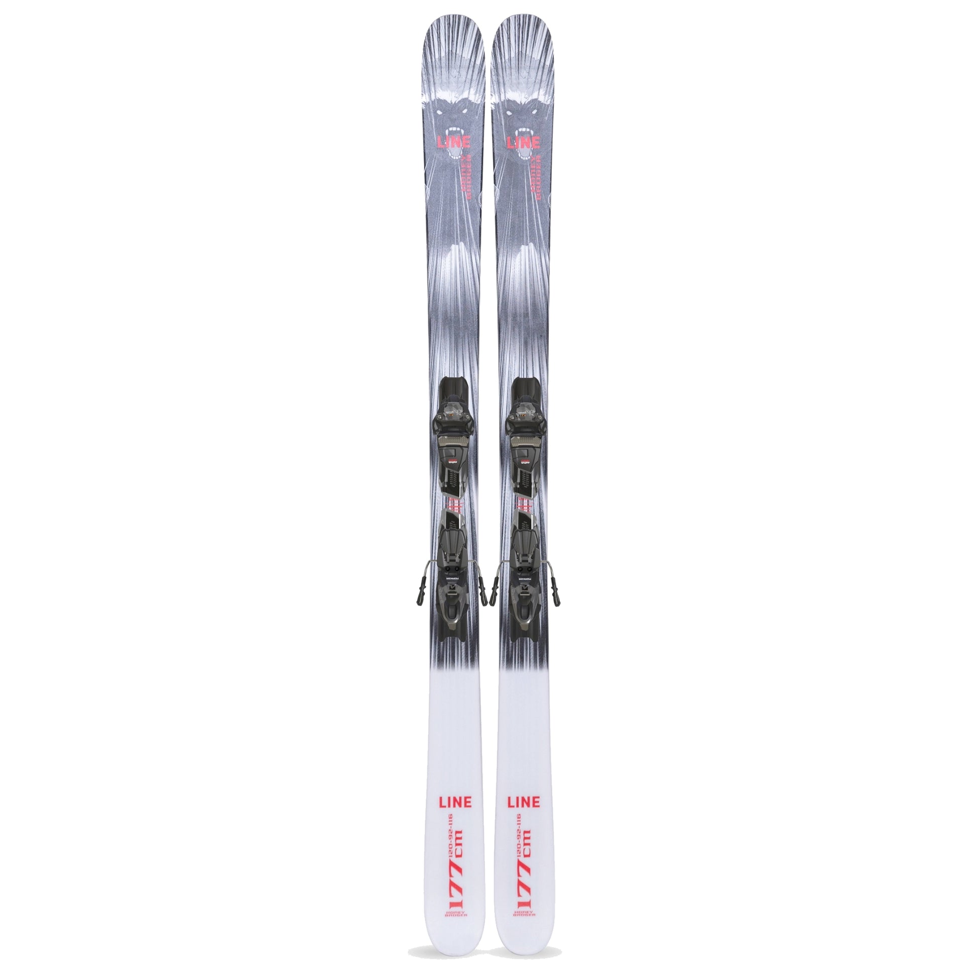 line honey badger skis with quikclik bindings 2026