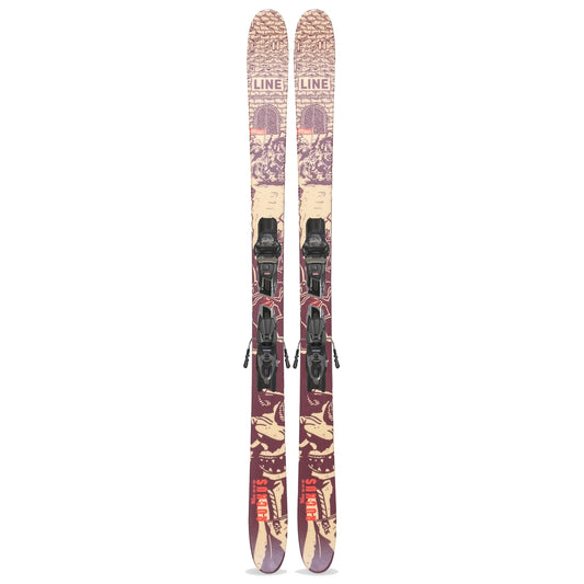 line ruckus kids’s skis with quikclik bindings 2026