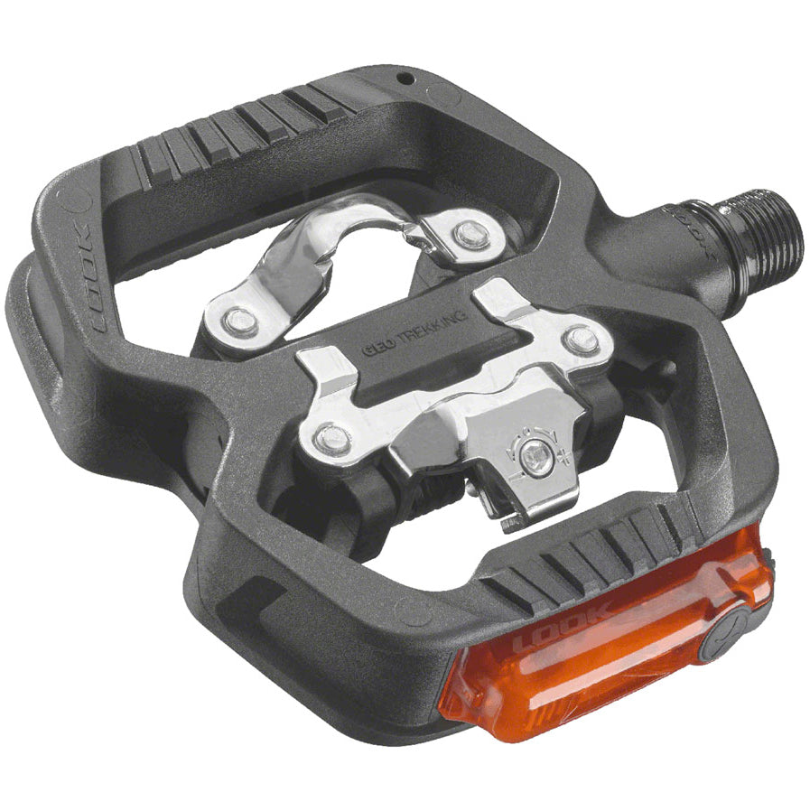 look geo trekking vision single side clipless with platform pedals