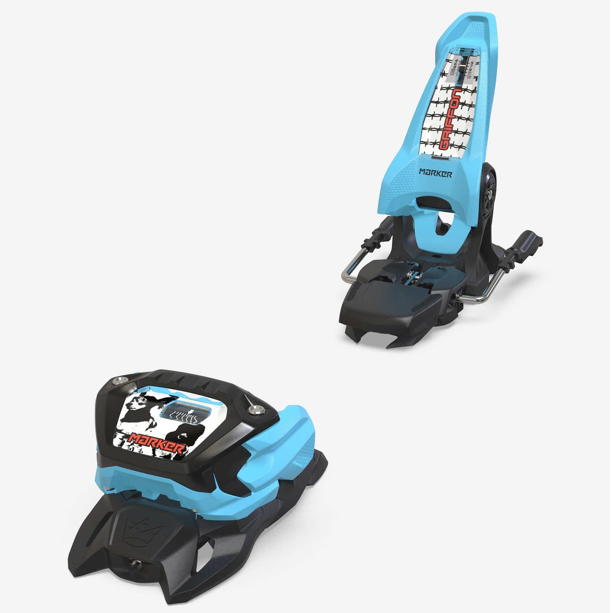 marker griffon 13 id ski bindings-color-black/light blue