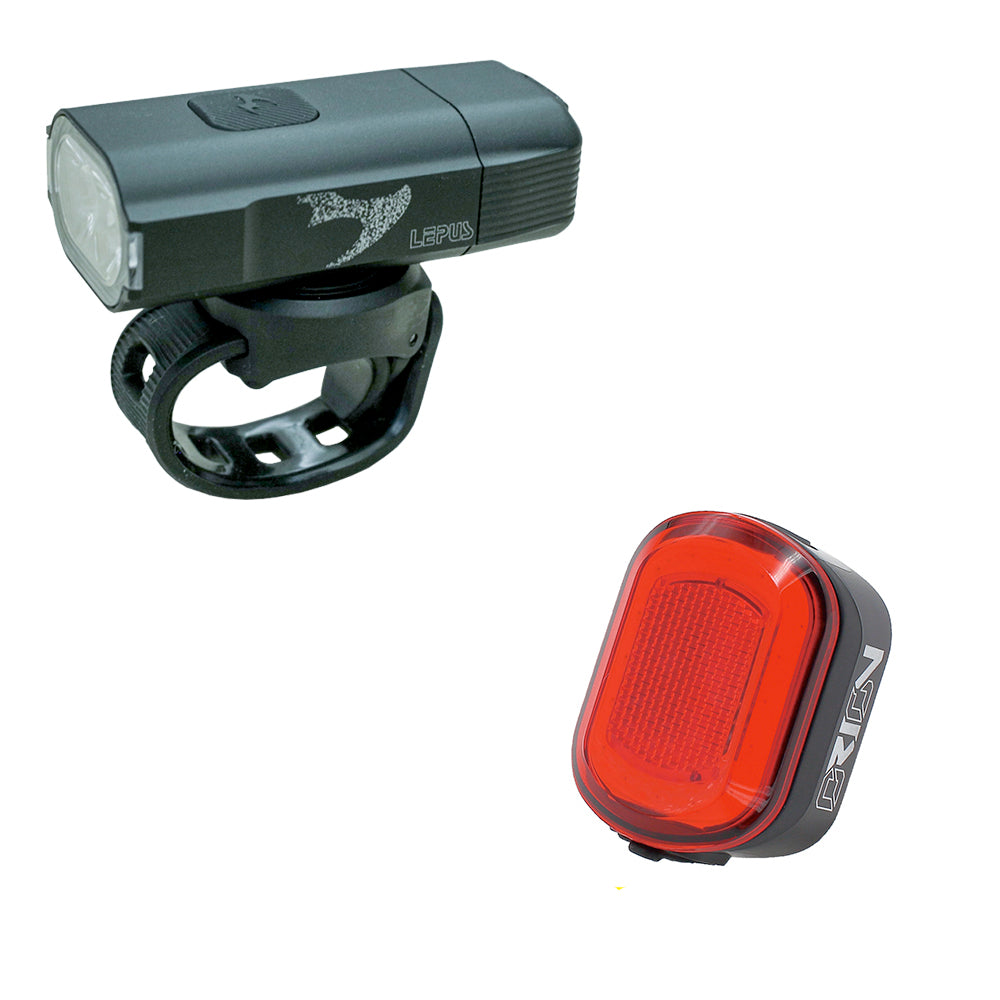 moon lepus c1 & orion 600lm headlight 50lm taillight combo set