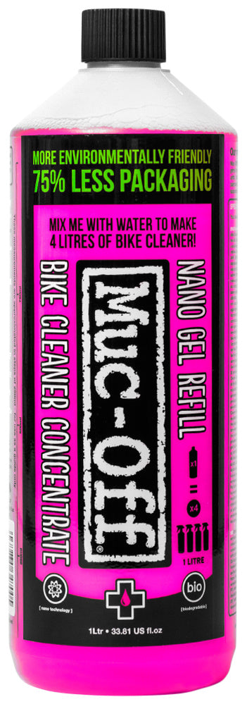 muc-off nano tech gel concentrate 1l bottle