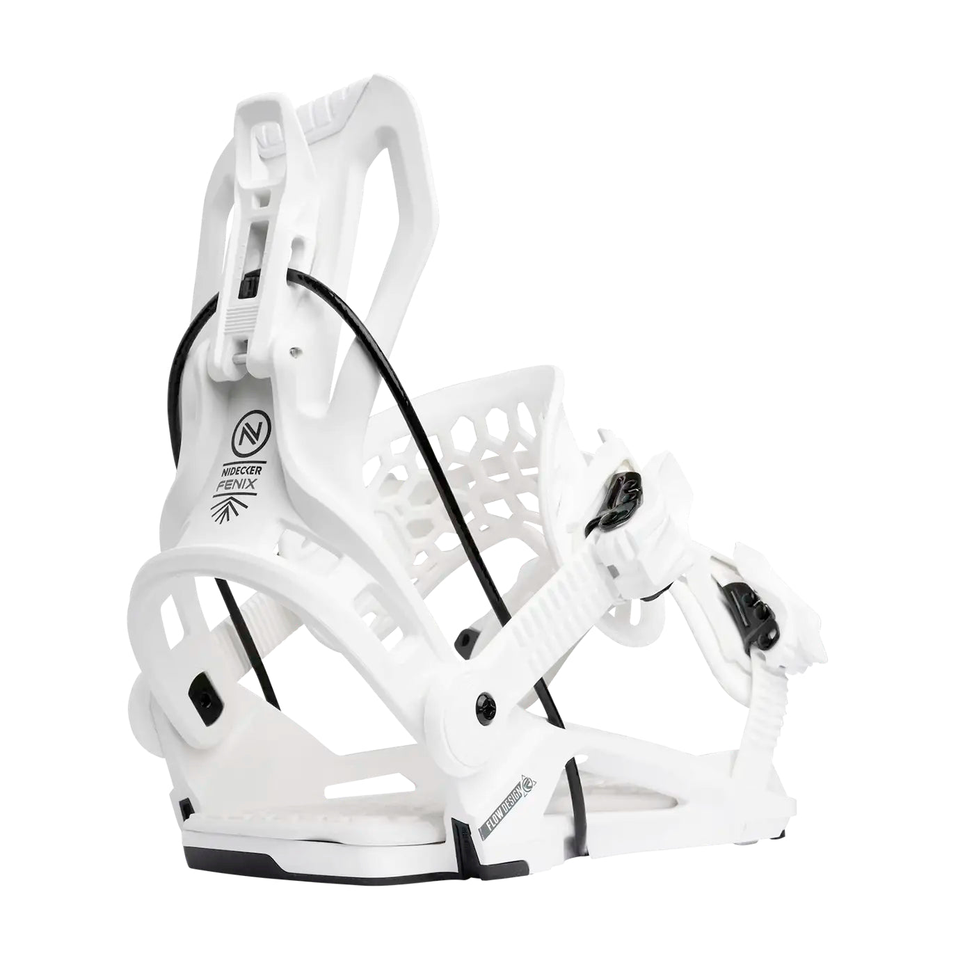 nidecker flow fenix snowboard bindings 2026-color-white