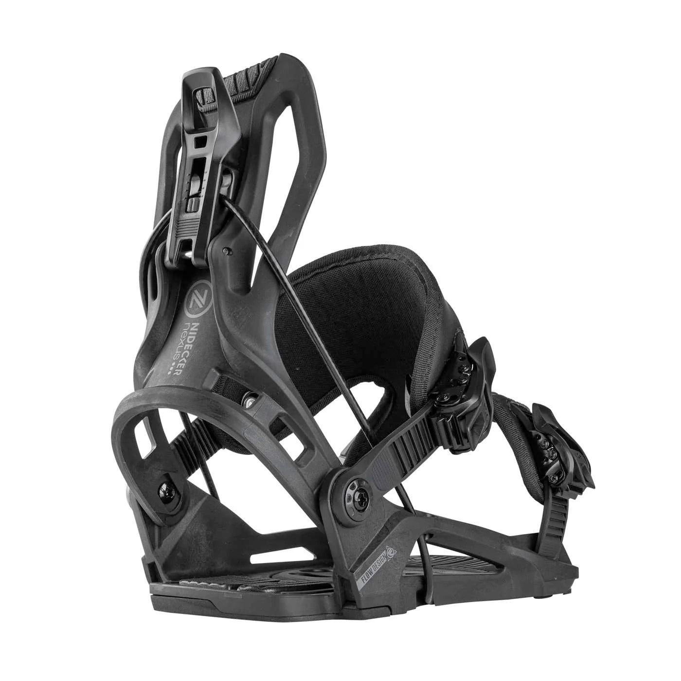 nidecker flow nexus snowboard bindings 2026-color-black