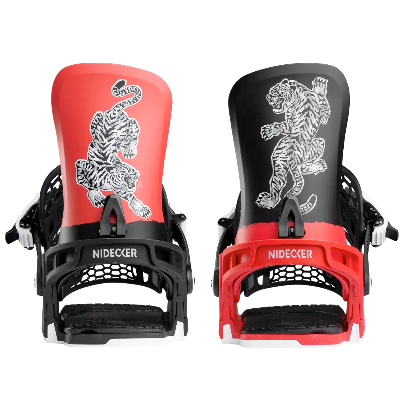 nidecker kaon snowboard bindings-color-red tiger