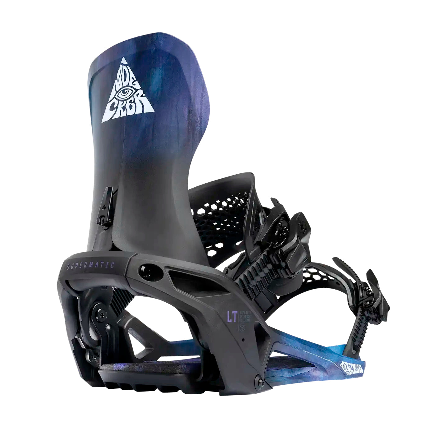 nidecker lt supermatic snowboard bindings-color-bio black