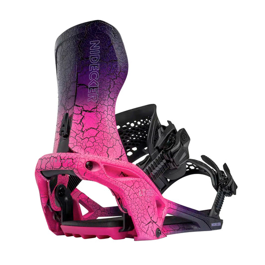 Nidecker LT Supermatic Snowboard Bindings Xl Magma