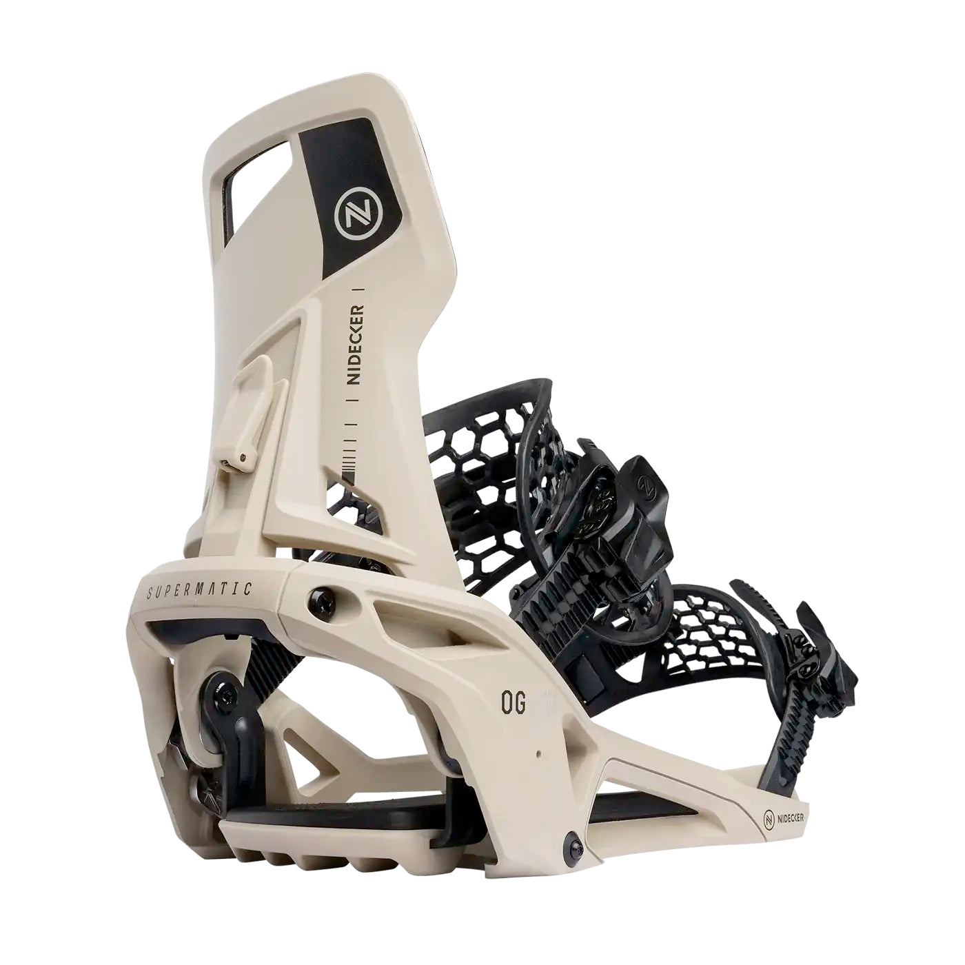 nidecker og supermatic snowboard bindings-color-desert